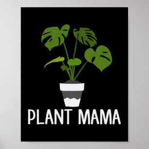 Poster Plante Mama Cute Femmes Plante Lover