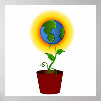 Poster Plante pour la Terre