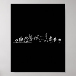 Poster Plantes d'arrosage de chats
