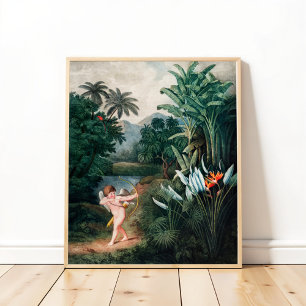 Poster Plantes inspirants cupides avec amour