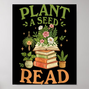 Poster Plantez une graine lisez Lecture estivale 2026 Ens