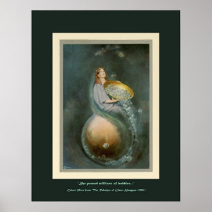 Poster Plaque d'art couleur de la Rubaiyat d'Omar Khayyam