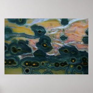 Poster Plaque de jaspe océanique