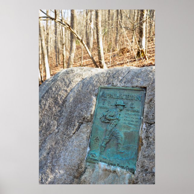 Poster Plaque de piste des Appalaches Unicoi Gap GA Poste (Devant)