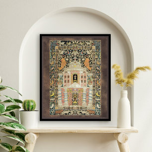 Poster Plaque juive vintage de Mizrach