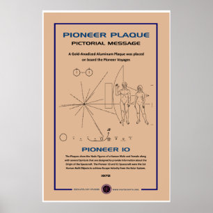 Poster Plaque Pioneer
