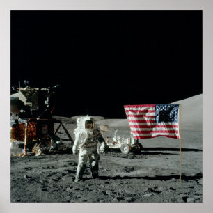 Poster Plateforme d'atterrissage lunaire d'Apollo 17