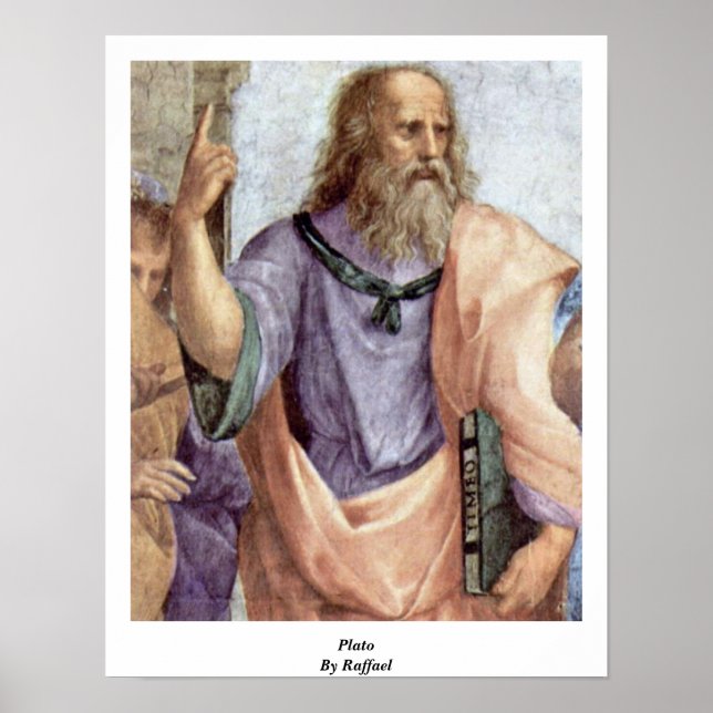 Poster Platon Par Raffael (Devant)