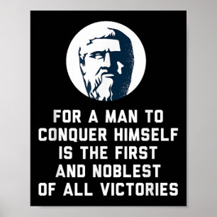 Poster Platon Pour Un Homme À Se Conquérir Philosophie Co