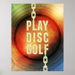 Poster Play Disk Golf