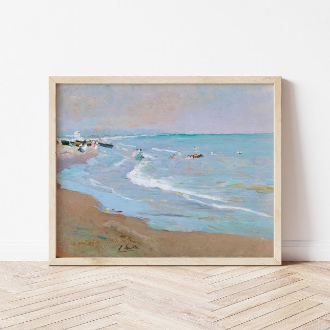 Poster Playa de Valencia | Joaquín Sorolla (Créateur téléchargé)