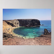 Playa del Papagayo, côte sud de Lanzarote
