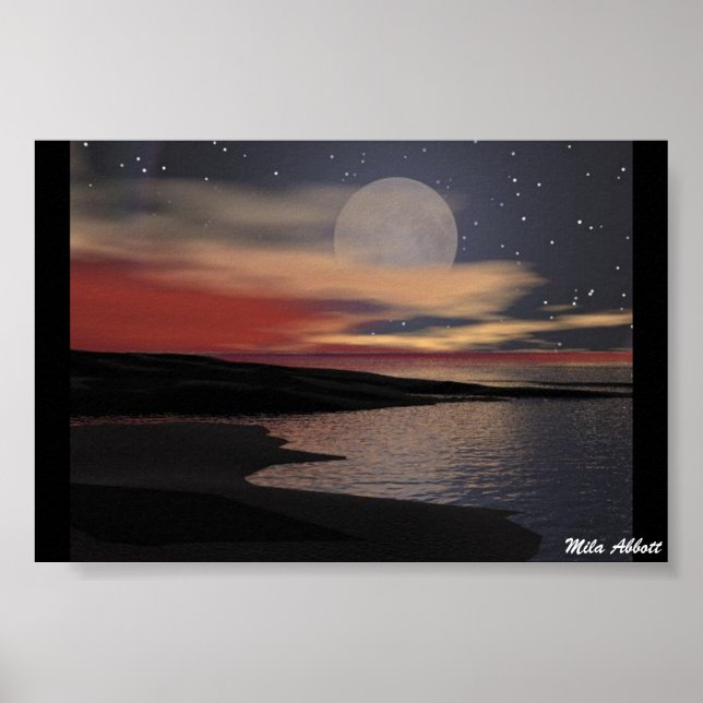 Poster Pleine lune (Devant)