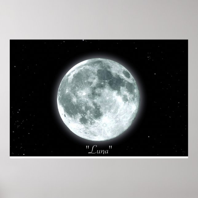Poster "PLEINE LUNE ("Luna") (Devant)