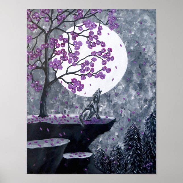 Poster Pleine lune magique (Devant)