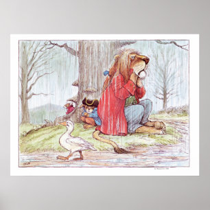 Poster Pluie de mars par l'affiche de Wallace Tripp