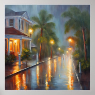 Poster Pluie occidentale clé - 4 -