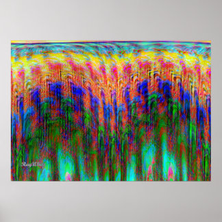 Poster Pluie printanière