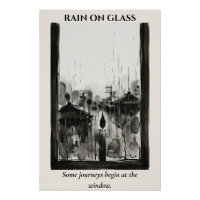 Pluie sur Verre — Lavis d'Encre Sumi-e