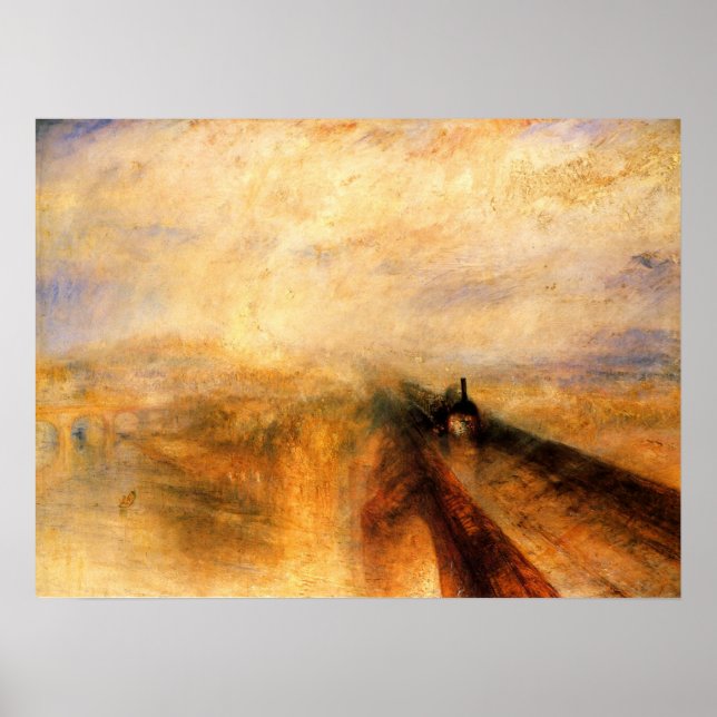 Poster Pluie, vapeur et vitesse - Le Great Western Railwa (Devant)