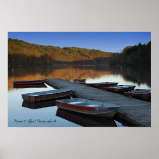 Poster Plum Orchard Lake par Karma & Effet Photographix