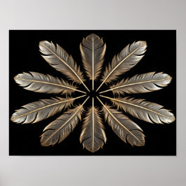 Poster Plumes d'or : Conception de démarrage symétrique