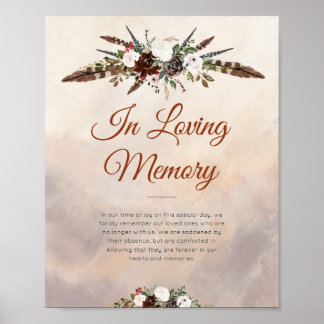 Poster Plumes et floraison rustiques de la forêt