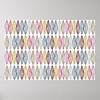 Poster Plumes marocaines