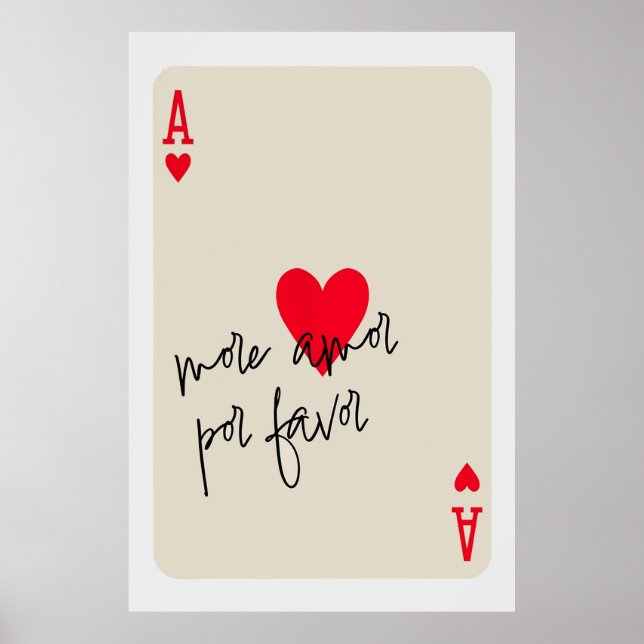 Poster Plus Amor Por Favoriser (Devant)