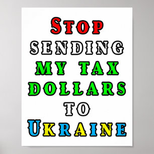 Poster Plus d'argent des contribuables américains pour l'