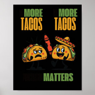 Poster Plus De Ponctuation Tacos S Drôle Cadeau Pour
