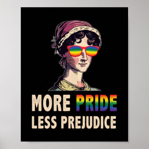 Poster Plus Fierté Moins Préjugés Lgbt Gay Fière Ally Fie