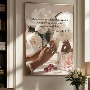Poster "Plus Précieux que les rubis"