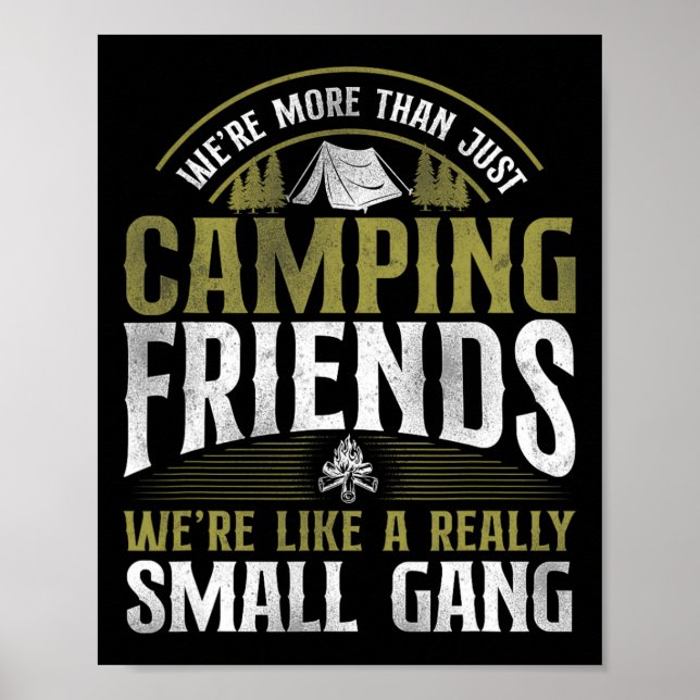 Poster Plus que de simples amis de camping Petite tente d (Devant)