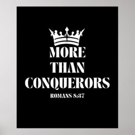 Poster Plus que des conquérants - Romains 8:37