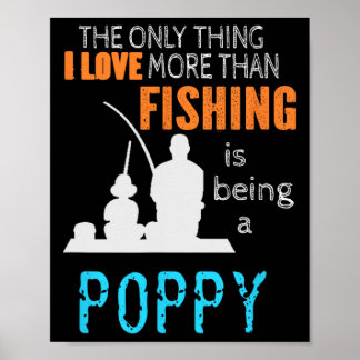 Poster Plus que l'amour de la pêche Poppy Spécial Grand-p