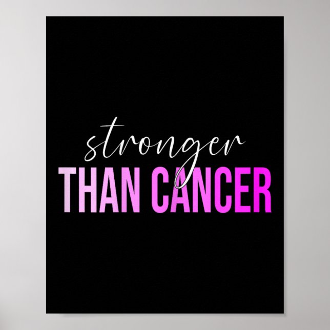Poster Plus que le cancer, sensibilisation au cancer du s (Devant)