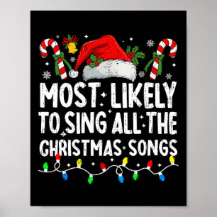 Poster Plus susceptible de chanter toutes les chansons de