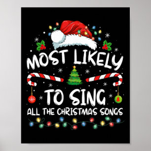 Poster Plus susceptible de chanter toutes les chansons de