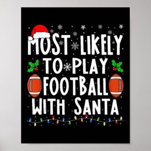 Poster Plus susceptible de jouer au football avec la fami