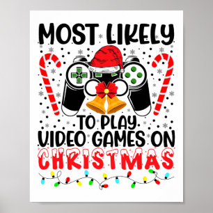 Poster Plus susceptible de jouer aux jeux vidéo pour le p