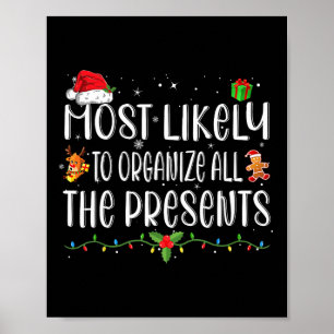 Poster Plus susceptible d'organiser tous les cadeaux de l