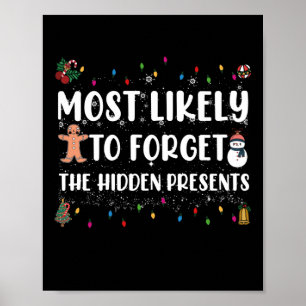 Poster Plus susceptible d'oublier les cadeaux cachés de l