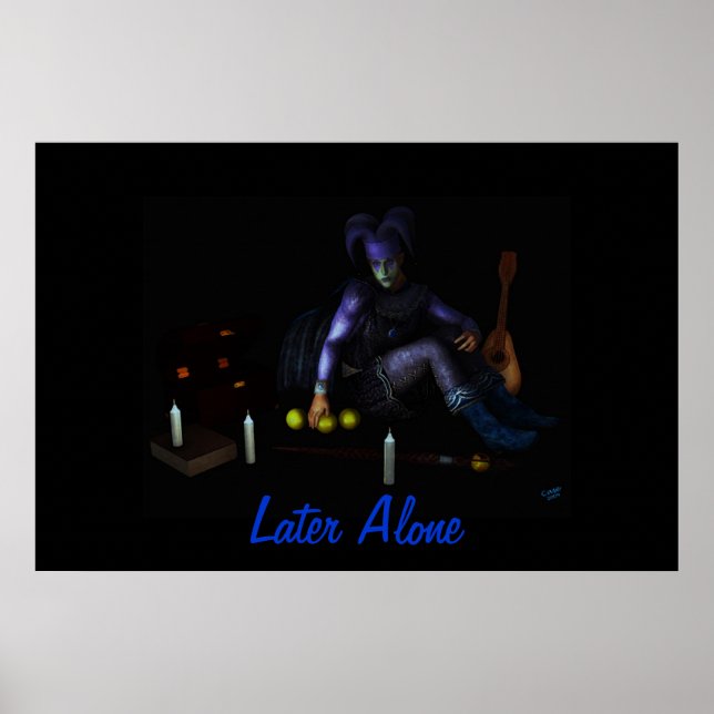 Poster Plus tard seul (Devant)