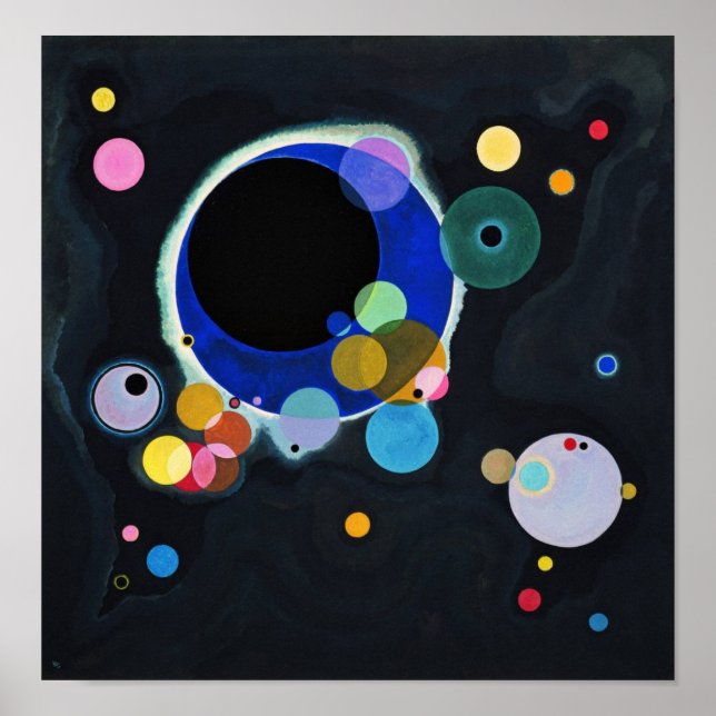 Poster Plusieurs cercles (Devant)