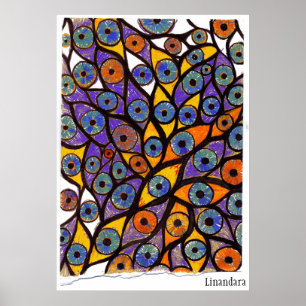 Poster Plusieurs yeux