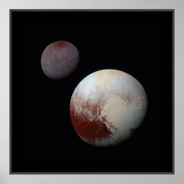 Poster Pluto et Charon (Devant)