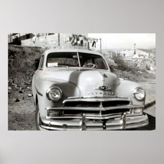 Poster Plymouth Deluxe 1950
