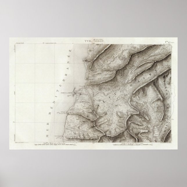 Poster Pneu, Sidon, Israël (Devant)