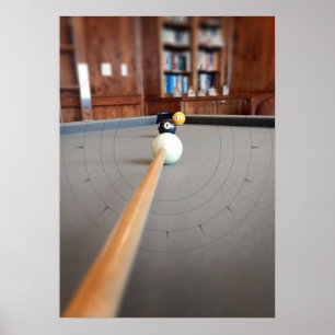 Poster Poche à huit boules